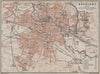 BRESLAU WROCŁAW antique town city plan miasta I . Wroclaw. Poland mapa 1913