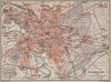 HANNOVER antique town city stadtplan I. Hanover. Lower Saxony karte 1913 map