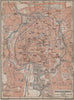 BRAUNSCHWEIG town city stadtplan. Brunswick. Lower Saxony karte 1913 old map
