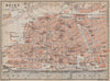 MAINZ antique town city stadtplan. Rhineland-Palatinate karte 1913 old map