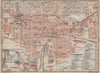 KARLSRUHE antique town city stadtplan. Baden-Württemberg karte 1913 old map