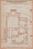 GERMANISCHES NATIONALMUSEUM, NÜRNBERG Nuremberg. First floor plan 1913 old map