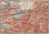 HOHENSCHWANGAU  & FÜSSEN environs. Alpsee Deutschland Österreich karte 1899 map