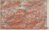 GARMISCH-PARTENKIRCHEN environs. Mittenwald. Deutschland/Österreich 1899 map