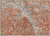 SALZBURG environs. Berchtesgaden Faistenau Seekirchen Reichenhall 1899 old map