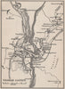 WILDBAD/BAD GASTEIN town plan stadtplan. Austria Österreich. SMALL 1899 map