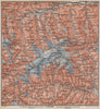 VENEDIGERGRUPPE. OBERPINZGAU. HOHE TAUERN. Mittersill Prägraten  karte 1899 map