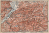 KUFSTEIN environs. Kaisergebirge. Zahmer/Wilder Kaiser Tirol Tyrol 1899 map