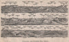 KITZBÜHELER HORN Panorama 1994m. St Johann in Tirol. Kitzbühel karte 1899 map