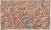 STUBAIER ALPEN. Stubaital Ötztal Pitztal. Solden Kühtai Innsbruck  1899 map