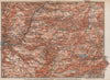 VAL GARDENA/GRÖDEN. Bozen/Bolzano Schlern-Rosengarten Südtirol Klausen 1899 map