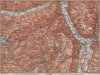 VINTSCHGAU ADIGE/ETSCH Ultental valleys. Bozen/Bolzano Merano Südtirol 1899 map