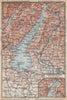 LAGO DI/LAKE GARDA. Riva Salo Peschiera Verona. topo-map. Italy mappa 1899