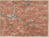 PUSTERTAL Bruneck Fanes-Sennes-Braies Tre Cime Rieserferner-Ahrn Sesto 1899 map