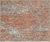 KARAWANKEN & SANNTHALER ALPEN. Klagenfurt Ljubljana Kranj. Carinthia 1899 map