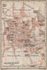 KLAGENFURT am Wörthersee town city plan stadtplan. Celovec. Österreich 1899 map