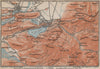 HOHENSCHWANGAU  & FÜSSEN environs. Alpsee Deutschland Österreich karte 1911 map