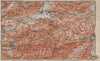 GARMISCH-PARTENKIRCHEN environs. Mittenwald. Deutschland/Österreich 1911 map