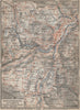 BERCHTESGADEN und umgebung/environs. Oberbayern Germany Deutschland 1911 map