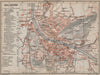 SALZBURG antique town city plan stadtplan. Austria Österreich karte 1911 map