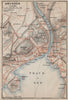 GMUNDEN antique town city plan stadtplan. Austria Österreich karte 1911 map