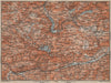 SOUTH SALZKAMMERGUT. Bad Aussee Dachstein Schladming Mitterndorf karte 1911 map