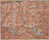 HOHE TAUERN & GASTEINER TAL Ankogelgruppe Goldberggruppe Bad Gastein 1911 map