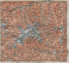 VENEDIGERGRUPPE. OBERPINZGAU. HOHE TAUERN. Mittersill Prägraten  karte 1911 map