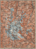 GLOCKNERGRUPPE Grossglockner topo-map. Austria Österreich karte 1911 old