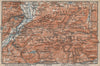 KUFSTEIN environs. Kaisergebirge. Zahmer/Wilder Kaiser Tirol Tyrol 1911 map