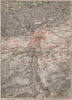 INNSBRUCK ENVIRONS Umgebung. Thaur Gotzens Igls. Austria Österreich 1911 map