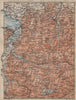 VORARLBERG & BREGENZER WALD. Bludenz St Anton Zürs Lech See Ischgl 1911 map