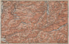 BREGENZERWALD & ALLGÄUER ALPEN. Blundez Oberstdorf Damüls Mittelberg 1911 map