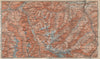 STUBAIER ALPEN. Stubaital Ötztal Pitztal. Solden Kühtai Innsbruck  1911 map