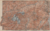 ADAMELLO BRENTA DOLOMITI. Pinzolo Ponte di Legno Madonna di Campiglio 1911 map