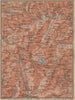 SAN MARTINO DI CASTROZZA. Paneveggio Trentino Fiero di Primero Gosaldo 1911 map