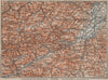SEMMERING & MARIAZELL environs. Mürztal Styria Baden bei Wien Austria 1911 map