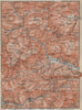 LOWER AUSTRIA. Schwarza (Leitha) river. Semmering Schneeberg Raxalpe 1911 map
