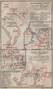 POSTOJNA & SKOCJAN CAVES. Adelsberger San Canziano Grotte. Slovenia 1911 map