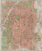 CAIRO / LE CAIRE antique town city plan. Egypt. BAEDEKER 1914 old map