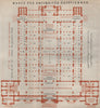 EGYPTIAN MUSEUM OF ANTIQUITIES MUSÉE ANTIQUITÉS ÉGYPTIENNES Floor plan 1914 map