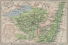 LE FAYOUM / EL FAIYUM environs. Lake Qaroun. Egypt. BAEDEKER 1914 old map