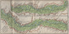 NILE RIVER VALLEY Itlidim/Abu Qurqas-Mallawi-Asyut-Sohag-Farshut Egypt 1914 map