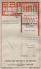 TEMPLE OF SETHOS I at ABYDOS ground plan. Egypt. BAEDEKER 1914 old antique map