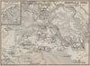 NECROPOLIS OF THEBES ground plan.  Tombs of the Kings East valley. Egypt 1914 map