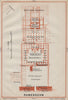 RAMESSEUM floor plan. Theban Necropolis. Pharoah Rameses II. Egypt 1914 map