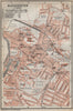 GLOUCESTER antique town city plan. Docks. Gloucestershire. BAEDEKER 1910 map