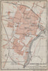 STRATFORD-UPON-AVON antique town city plan. Old Town. Warwickshire 1910 map