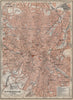 BIRMINGHAM town city plan. Edgbaston Aston Deritend Bordesley Saltley 1910 map