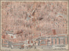 LIVERPOOL CITY CENTRE antique town plan. BAEDEKER 1910 old map chart